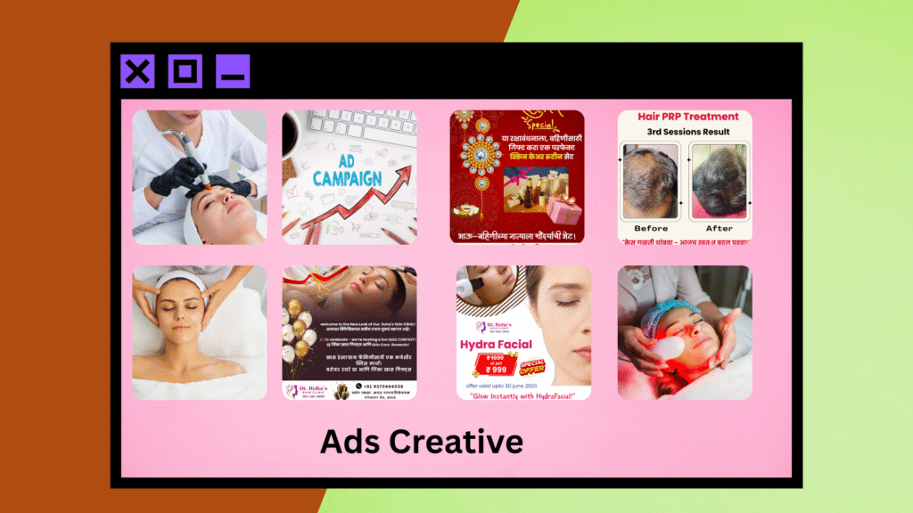 Ads creative for skin clinic