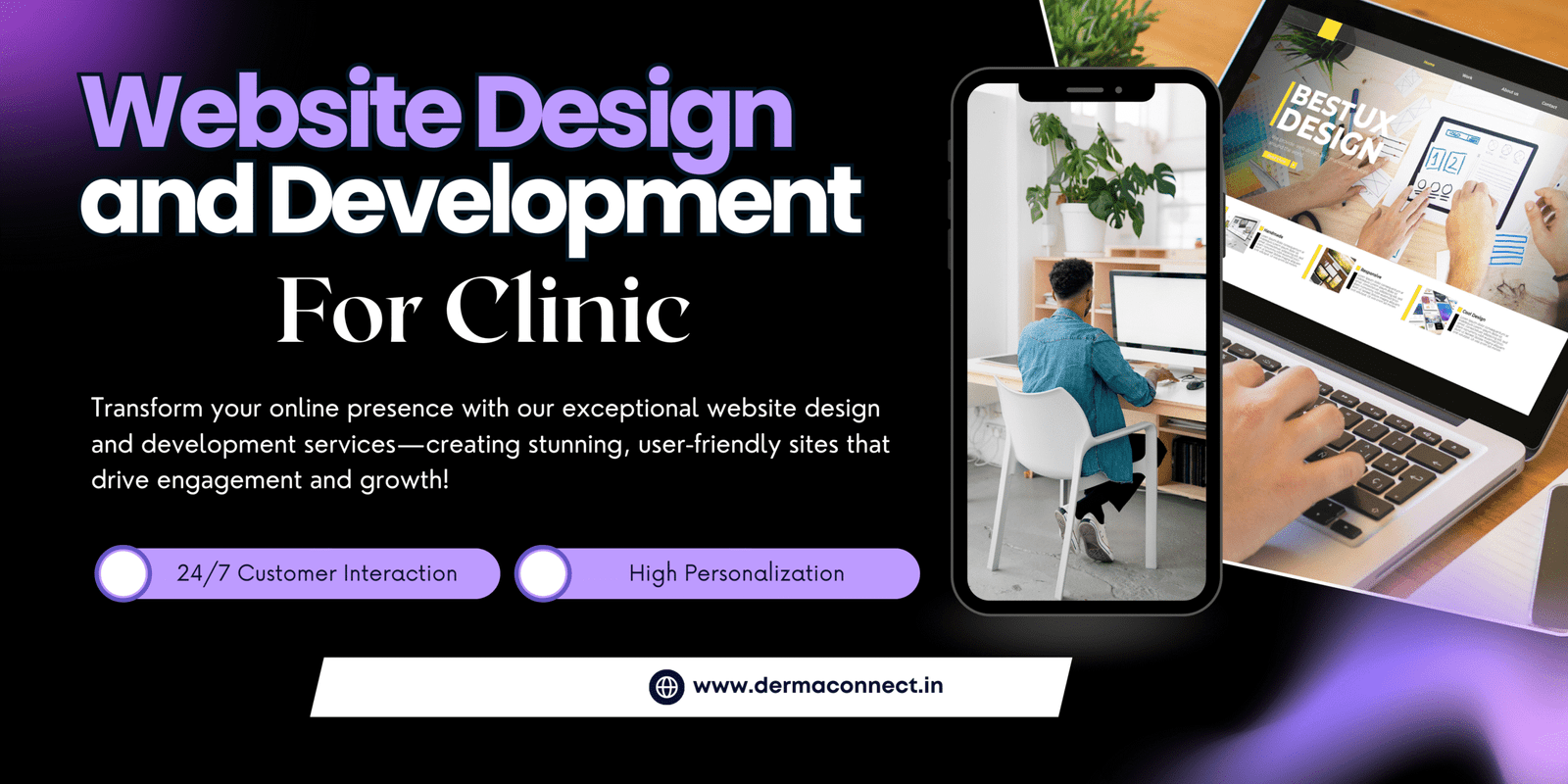 website design for clinic